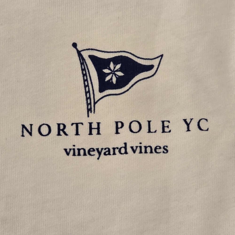 NWT Vineyard Vines Mens Large Christmas Burgees Sailboat Graphic Long Sleeve Tee - Picture 5 of 6